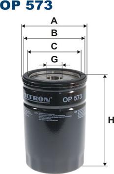 Filtron OP573 - Yağ filtresi parcadolu.com