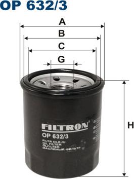 Filtron OP632/3 - Yağ filtresi parcadolu.com