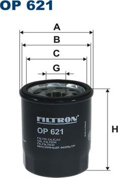 Filtron OP621 - Yağ filtresi parcadolu.com