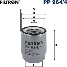 Filtron PP 964/4 - Yakıt Filtresi parcadolu.com