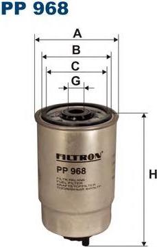 Filtron PP968/2 - Yakıt Filtresi parcadolu.com