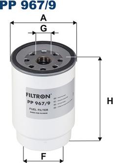 Filtron PP 967/9 - Yakıt Filtresi parcadolu.com