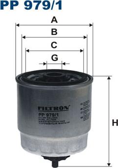 Filtron PP979/1 - Yakıt Filtresi parcadolu.com