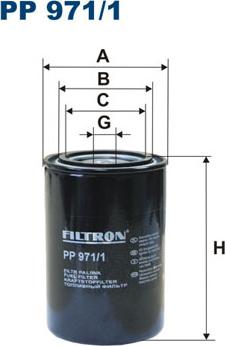 Filtron PP971/1 - Yakıt Filtresi parcadolu.com