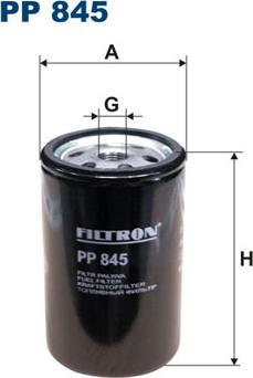 Filtron PP845 - YAKIT FILTRESI IVECO- parcadolu.com