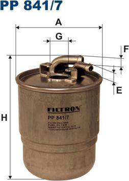 Filtron PP841/7 - Yakıt Filtresi parcadolu.com