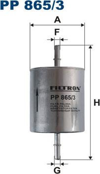 Filtron PP865/3 - Yakıt Filtresi parcadolu.com