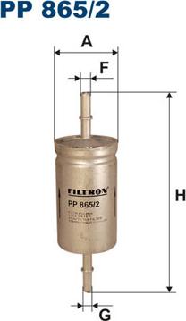 Filtron PP865/2 - Yakıt Filtresi parcadolu.com