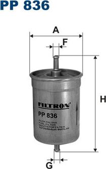 Filtron PP836 - Yakıt Filtresi parcadolu.com