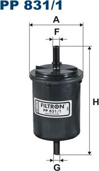 Filtron PP831/1 - Yakıt Filtresi parcadolu.com