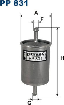 Filtron PP831 - Yakıt Filtresi parcadolu.com