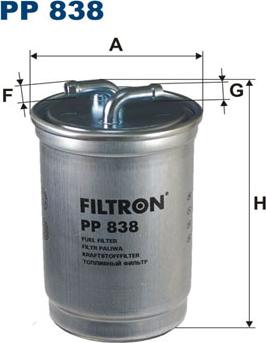 Filtron PP838 - Yakıt Filtresi parcadolu.com