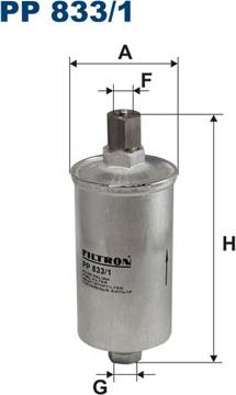 Filtron PP833/1 - Yakıt Filtresi parcadolu.com