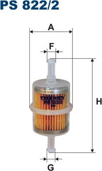 Filtron PS822/2 - Yakıt Filtresi parcadolu.com