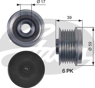 Gates OAP7113 - Alternatör Kasnağı parcadolu.com