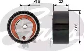 Gates T43168 - Triger Gergi Rulmanı, Eksantirik Rulmanı parcadolu.com