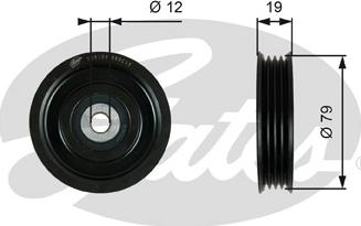 Gates T39184 - Alternatör Gergi Rulmanı parcadolu.com