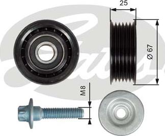 Gates T36619 - Alternatör Gergi Rulmanı parcadolu.com