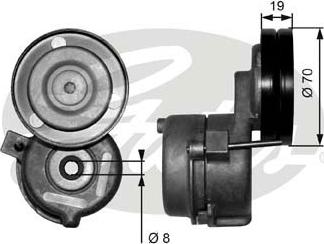 Gates T38558 - Kayış Gerdirici, Kanallı V Kayışı parcadolu.com