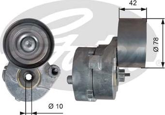 Gates T38560 - Kayış Gerdirici, Kanallı V Kayışı parcadolu.com