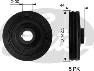 Gates TVD1027 - Krank Kasnağı parcadolu.com