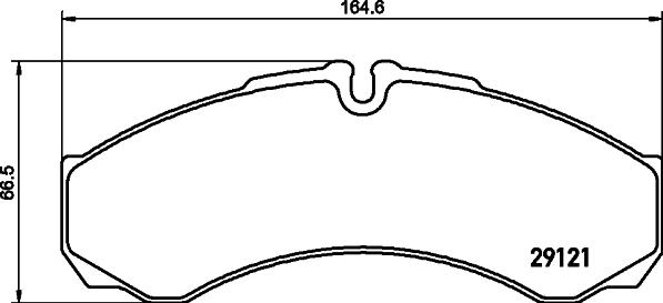 HELLA 8DB 355 005-411 - Fren Balata Seti, Diskli Fren parcadolu.com