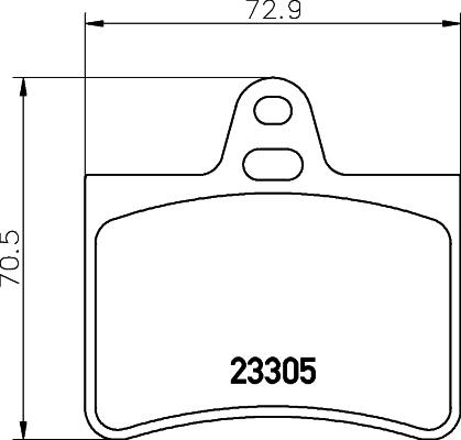 HELLA 8DB 355 019-441 - Fren Balata Seti, Diskli Fren parcadolu.com