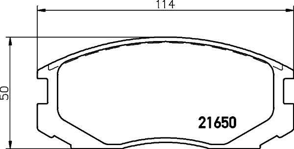 HELLA 8DB 355 017-161 - Fren Balata Seti, Diskli Fren parcadolu.com