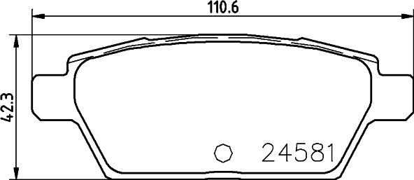 HELLA 8DB 355 029-081 - Fren Balata Seti, Diskli Fren parcadolu.com