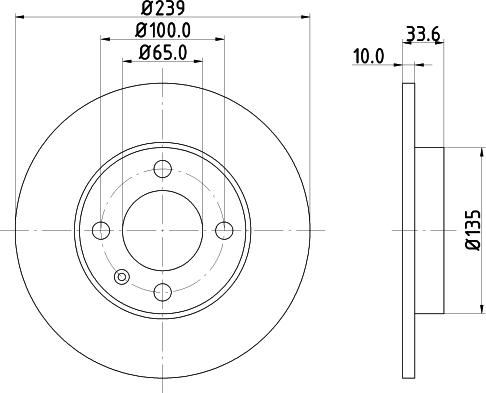 HELLA 8DD 355 104-191 - Fren Diski parcadolu.com