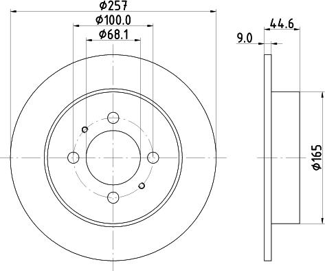 HELLA 8DD 355 105-141 - Fren Diski parcadolu.com