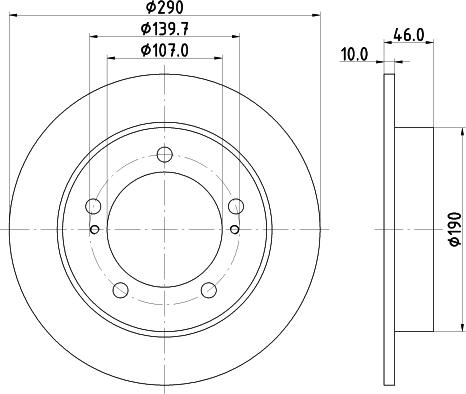 HELLA 8DD 355 101-291 - Fren Diski parcadolu.com