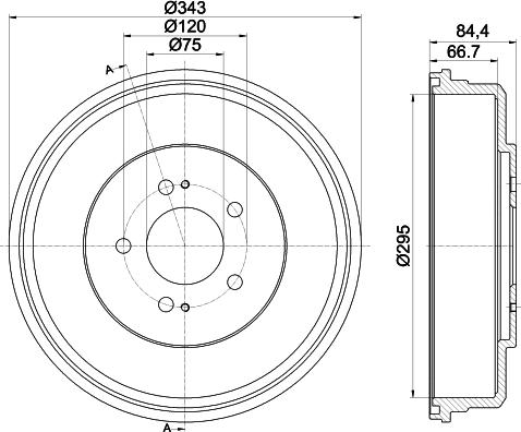 HELLA 8DT 355 301-871 - Fren Kampanası parcadolu.com