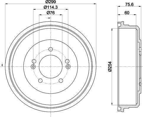 HELLA 8DT 355 303-351 - Fren Kampanası parcadolu.com