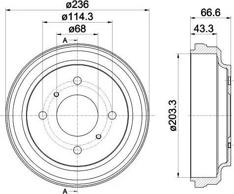 HELLA 8DT 355 302-531 - Fren Kampanası parcadolu.com