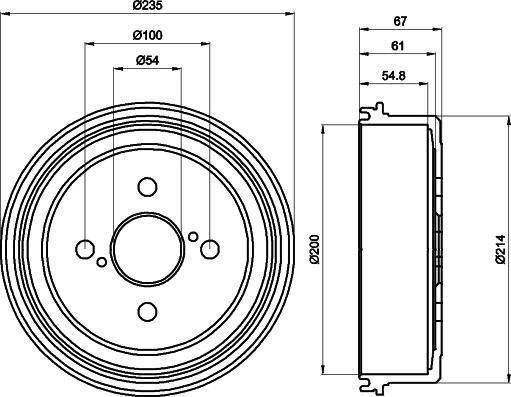 HELLA 8DT 355 302-161 - Fren Kampanası parcadolu.com