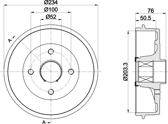 HELLA 8DT 355 302-871 - Fren Kampanası parcadolu.com