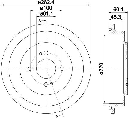 HELLA 8DT 355 302-391 - Fren Kampanası parcadolu.com