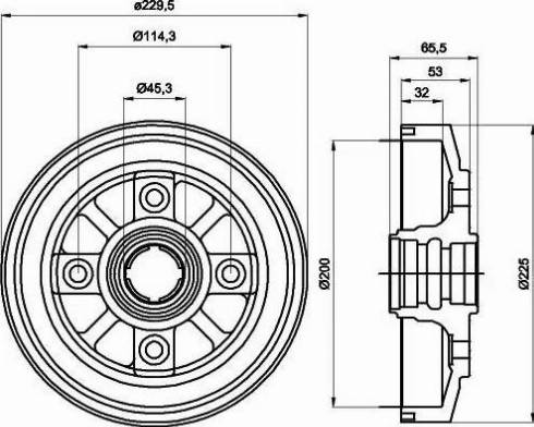 HELLA 8DT 355 302-281 - Fren Kampanası parcadolu.com