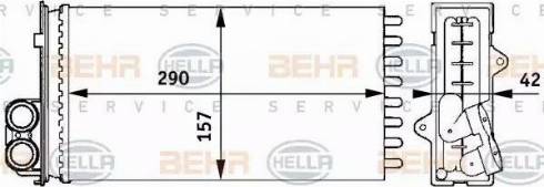 HELLA 8FH 351 313-441 - Kalorifer Radyatörü parcadolu.com