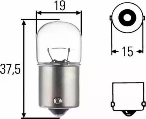 HELLA 8GA 002 071-258 - Ampul, fren / arka stop lambası parcadolu.com