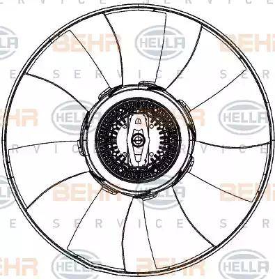 HELLA 8MV 376 906-781 - Fan Motoru, Motor Soğutması parcadolu.com