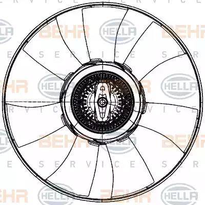 HELLA 8MV 376 907-081 - Fan Motoru, Motor Soğutması parcadolu.com