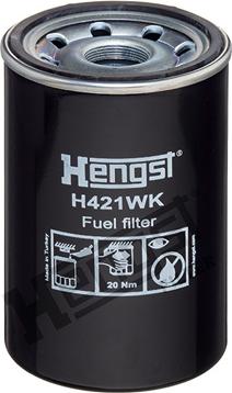 Hengst Filter H421WK - Yakıt Filtresi parcadolu.com