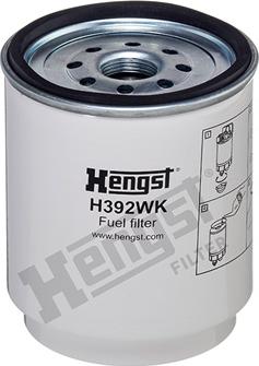 Hengst Filter H392WK - Yakıt Filtresi parcadolu.com