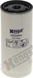 Hengst Filter H200W04 - Yağ filtresi parcadolu.com