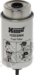 Hengst Filter H203WK - Yakıt Filtresi parcadolu.com