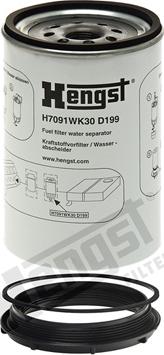 Hengst Filter H7091WK30 D199 - Yakıt Filtresi parcadolu.com