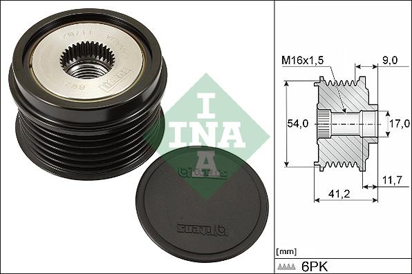 INA 535 0192 10 - Alternatör Kasnağı parcadolu.com