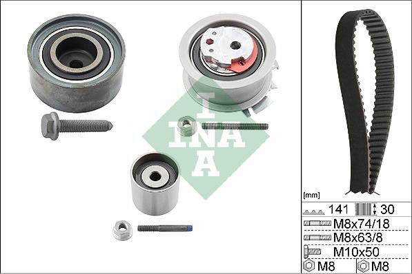 INA 530 0405 10 - Triger Kayışı Seti parcadolu.com